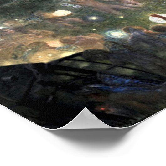 Summer Eve von Pre-Raphaelite Edward Robert Hughes Poster (Ecke)