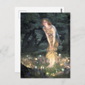 Summer Eve von Pre-Raphaelite Edward Robert Hughes Postkarte (Vorne/Hinten)