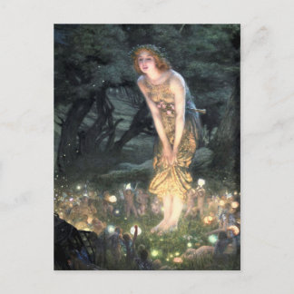Summer Eve von Pre-Raphaelite Edward Robert Hughes Postkarte