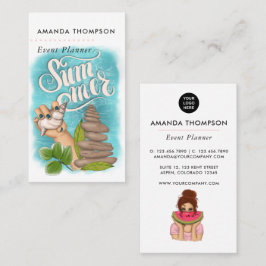 Summer Event Planer Catering Visitenkarte