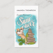 Summer Event Planer Catering Visitenkarte (Vorderseite)