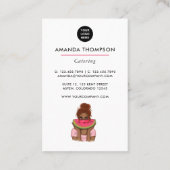 Summer Event Planer Catering Visitenkarte (Rückseite)