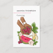 Summer Event Planer Catering Visitenkarte (Vorderseite)