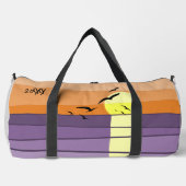 Summer Event Script & Logos Feld Full Sunset Duffle Bag (Vorderseite)