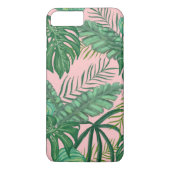 Summer Exotic Green Blätter Case-Mate iPhone Hülle (Rückseite)