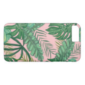 Summer Exotic Green Blätter Case-Mate iPhone Hülle (Rückseite (Horizontal))