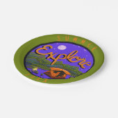 Summer Exploration Outdoor ist das Beste Picnic Pappteller (Schrägansicht)