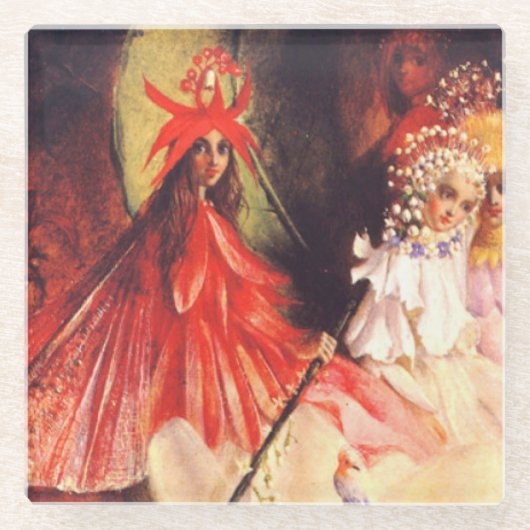 Summer Fairies Glasuntersetzer (Vorderseite)