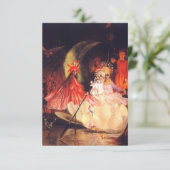 Summer Fairies RSVP Karte (Stehend Vorderseite)