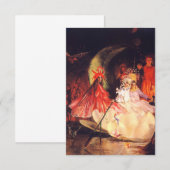 Summer Fairies RSVP Karte (Vorne/Hinten)