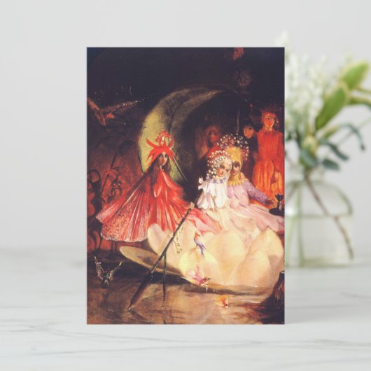 Summer Fairies Save The Date (Stehend Vorderseite)