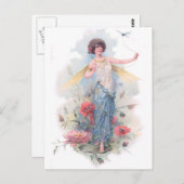 Summer Fairy Postkarte (Vorne/Hinten)