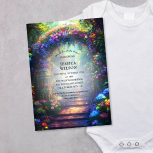 Summer Fairy Tale verzauberte Forest Baby Dusche Einladung