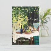 Summer Family Country Wiedersehen Party Einladung (Stehend Vorderseite)