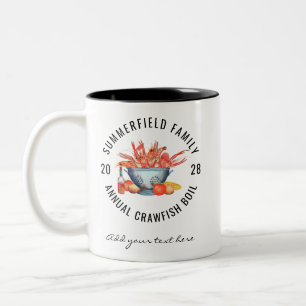 Summer Family Seafood Booking Custom Zweifarbige Tasse
