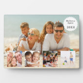 Summer family vacation photo collage fotoplatte (Vorderseite)