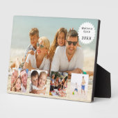 Summer family vacation photo collage fotoplatte (Seite)