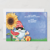 Summer Family Wiedersehen Einladung (Rückseite)