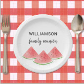 Summer Family Wiedersehen Watermelon Pappteller