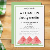 Summer Family Wiedersehen Watermelon Picnic Party Einladung