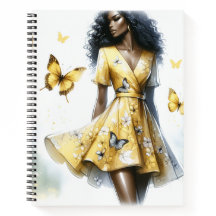 Summer Fashion Spiral Notebook