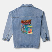 "Summer Feeling" Jeansjacke (Rückseite)