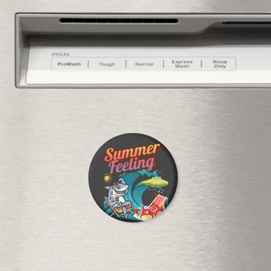 "Summer Feeling" Magnet (In Situ (Geschirrspüler))