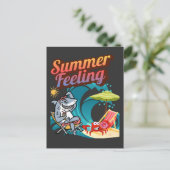 "Summer Feeling" Postkarte (Stehend Vorderseite)