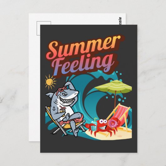 "Summer Feeling"  Postkarte (Vorne/Hinten)