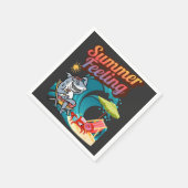 "Summer Feeling" Serviette (Ecke)