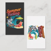 "Summer Feeling" Visitenkarte (Vorne/Hinten)