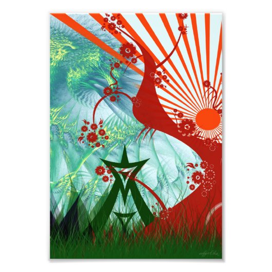 Summer Festival Art Print Foto (Vorne)