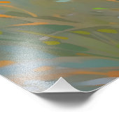 Summer Fields Anime Impressionismus Fotodruck (Ecke)