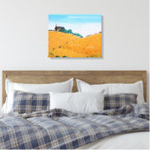 Summer Fields Canvas Print Leinwanddruck (Insitu (Schlafzimmer))