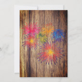 Summer Fireworks GRILLEN Einladung (Rückseite)