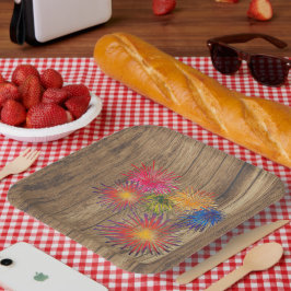 Summer Fireworks GRILLEN Pappteller