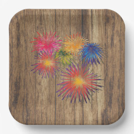 Summer Fireworks GRILLEN Pappteller