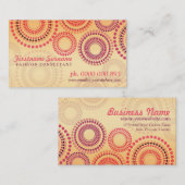 Summer Fireworks Mode Retail Business Cards Visitenkarte (Vorne/Hinten)