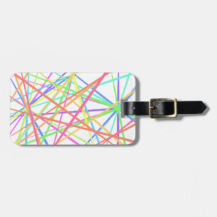 Summer Flair - Geometrische Abstraktion Gepäckanhänger