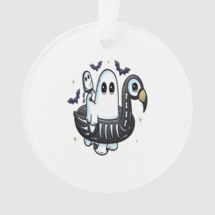 Summer Flamingo Floatie Ornament