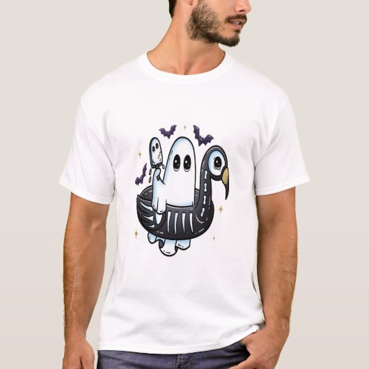 Summer Flamingo Floatie T-Shirt (Vorderseite)