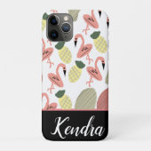 Summer Flamingo Hand Drawn Doodles Case-Mate iPhone Hülle (Rückseite)