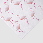 Summer Flamingo Pattern Seidenpapier (Ausschnitt)