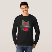 Summer Flamingo Pontoon Queen 1 T-Shirt (Vorne ganz)