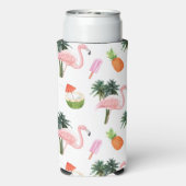 Summer Flamingo Pool Party Junggeselinnen-Abschied Selters Dosenkühler (Seltzer Rückseite)