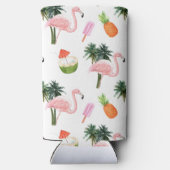 Summer Flamingo Pool Party Junggeselinnen-Abschied Selters Dosenkühler (Rückseite)