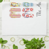 Summer Flip Flops Küchentücher (Gefaltet)