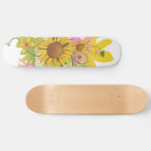 Summer Floral 1A Skateboard (Horizontal)