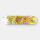 Summer Floral 1A Skateboard (Horizontal)