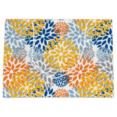 Summer Floral Abstrakt Bright Colors Muster Große Geschenktüte (Vorderseite)